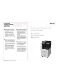 Notice XEROX VERSALINK B7135V Imprimante