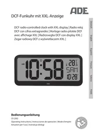 Notice ADE CK 2302 Horloge