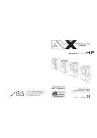 Notice DB Technologies DVX D8 HP Haut-parleur