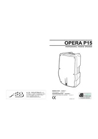 Notice DB Technologies OPERA P15 Haut-parleur