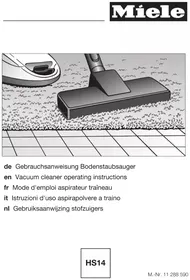 Notice MIELE COMPACT C2 PARQUET ECOLINE Aspirateur sans sac