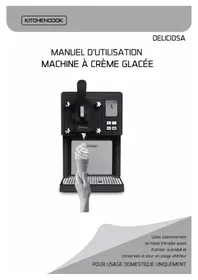 Notice KITCHENCOOK DELICIOSA Machine à glace