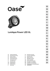 Notice OASE LUNAQUA POWER LED XL Valaistus