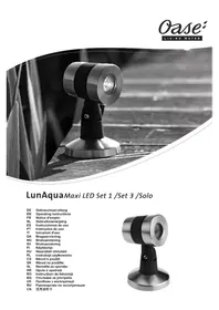 Notice OASE LUNAQUA MAXI LED SOLO Belysning