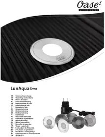 Notice OASE LUNAQUA TERRA LED SET 6 Valaistus
