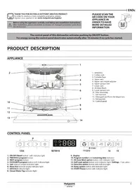 Notice HOTPOINT H7I HP42 LO Mașini de spălat vase
