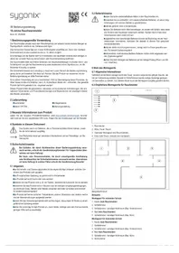 Notice Sygonix SY-5040172 Détecteur de fumée