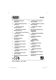 Notice Alpha Tools BH 900 Kladivo