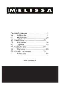 Notice Melissa 16270021 Cuiseur à oeufs
