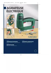 Notice PARKSIDE PET 32 Agrafeuse électrique