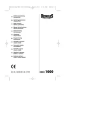 Notice Herkules HBH 1000 Hammer