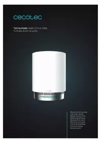 Notice CECOTEC TOTALPURE 1600 STYLE Luchtzuiveraar