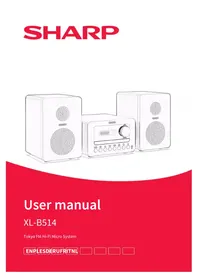 Notice SHARP XL-B514 Audiosystem