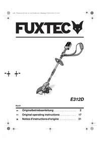 Notice Fuxtec E312D Rasenmäher