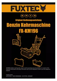 Notice Fuxtec FX-KM196 Spazzatrice