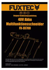 Notice Fuxtec FX-EK700 Multitools