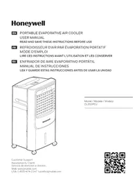 Notice HONEYWELL CL202PEU Climatiseur portable