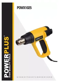 Notice PowerPlus POWX1025 Värmepistol