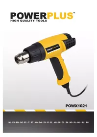 Notice PowerPlus POWX1021 Värmepistol