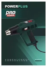 Notice PowerPlus POWP6081 Värmepistol