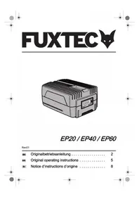 Notice Fuxtec EP20 Batterie