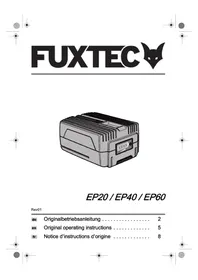 Notice Fuxtec EP90 Batterie