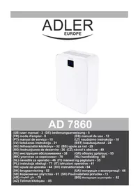 Notice ADLER AD 7860 Tuuletin