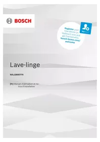Notice BOSCH WAJ28097FR Lave-linge