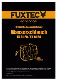 Notice Fuxtec FX-CU20 Tuyau d'arrosage