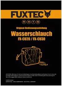 Notice Fuxtec FX-CU30 Tuyau d'arrosage