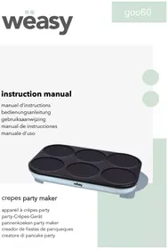 Notice Wëasy GOO60 Crépière