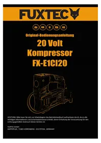 Notice Fuxtec FX-E1CI20 Compresor
