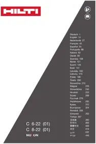 Notice HILTI SID 8-22 Schroevendraaier