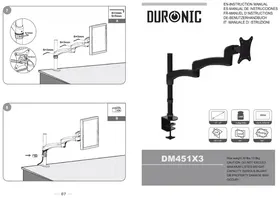 Duronic DM451X3 - Support d'écran