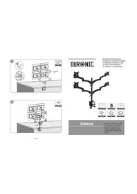 Notice Duronic DM454 Support des enceintes