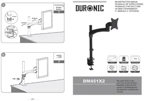 Notice Duronic DM451X2 Bureau