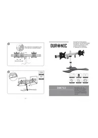 Duronic DM752 - Support mural