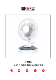 Notice Duronic FN15 Ventilatore