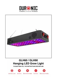 Notice Duronic GLH60 Lampada