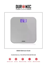 Notice Duronic BS603 Wagi