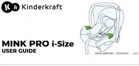 Notice Kindercraft MINK PRO I-SIZE Siège de voiture