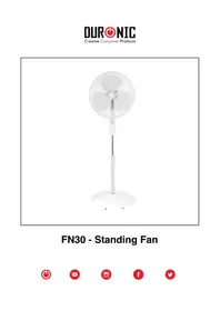 Notice Duronic FN30 Ventilatore