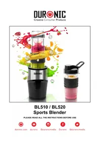 Notice Duronic BL520 Crépière