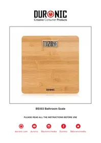 Notice Duronic BS504 Wagi