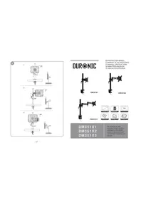 Duronic DM351X3 - Support d'écran
