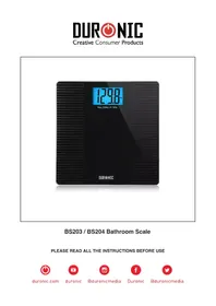 Notice Duronic BS204 Wagi