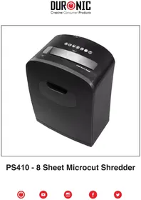 Notice Duronic PS410 Distruggi documenti