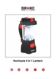 Notice Duronic HURRICANE Lampe de poche