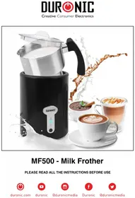 Notice Duronic MF500 Montalatte