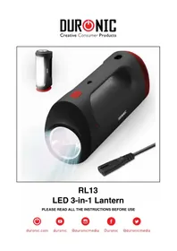 Notice Duronic RL13 Latarka